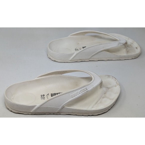 Birkenstock Shoes - Birkenstock Honolulu Essentials EVA White Thong Sandals Women's‎ Size 39 (US 8)